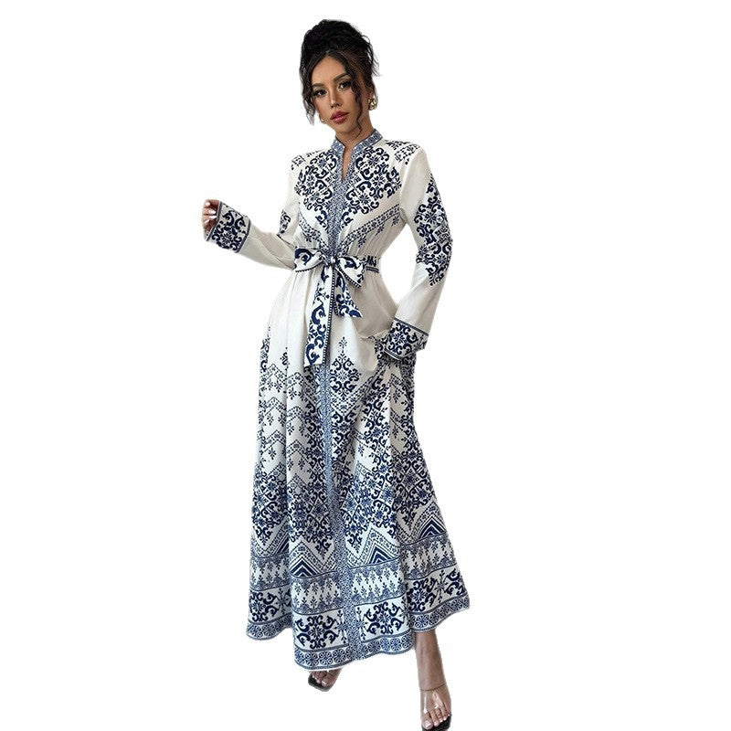 European And American-style Arabic Womens Dresses