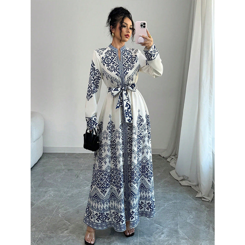 European And American-style Arabic Womens Dresses